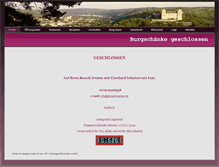 Tablet Screenshot of burgschaenke.net