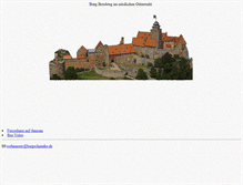 Tablet Screenshot of burgschaenke.de